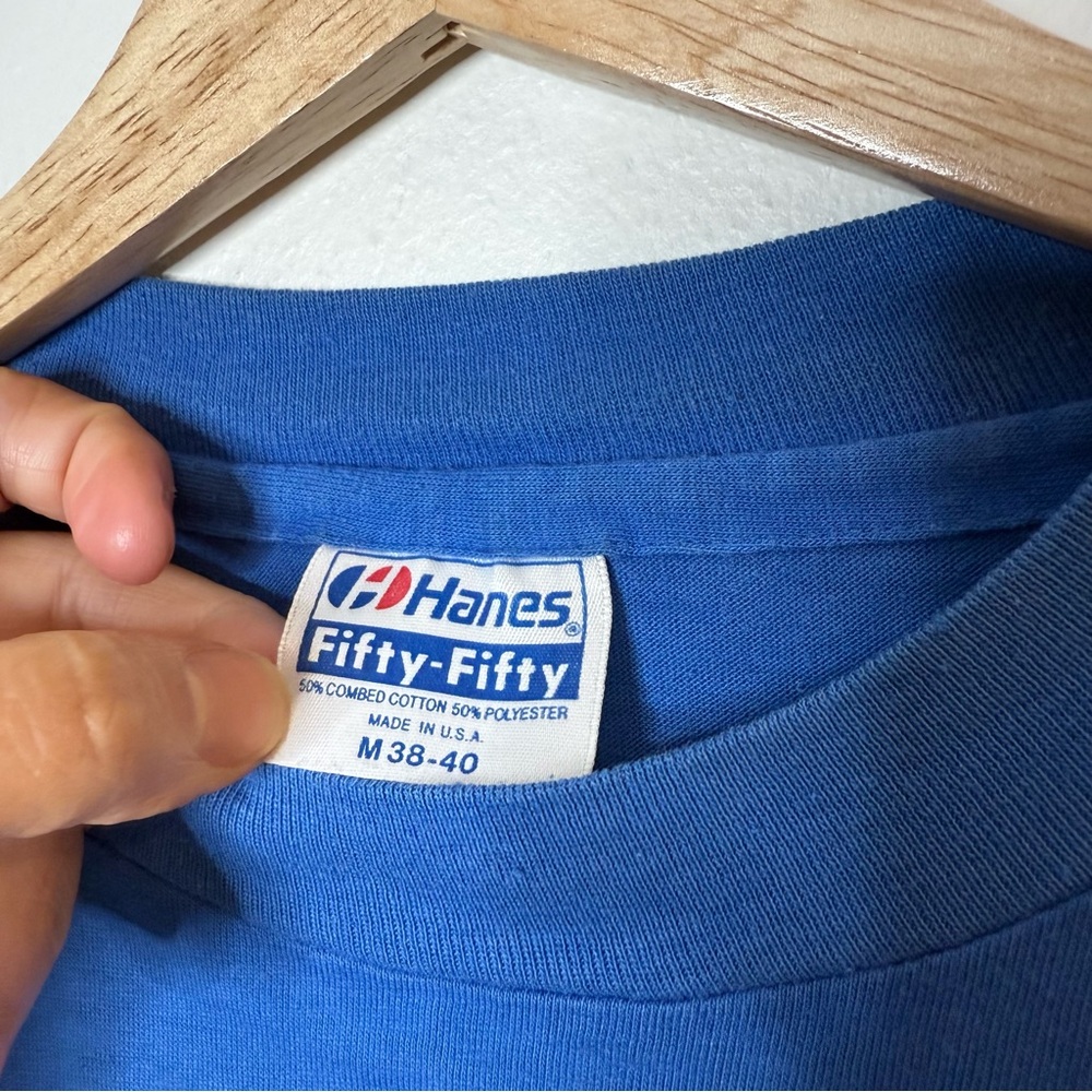 Vintage 70s Single Stitch Hanes 50/50 Colorado Graphic T shirt  size medium - Picture 8 of 8